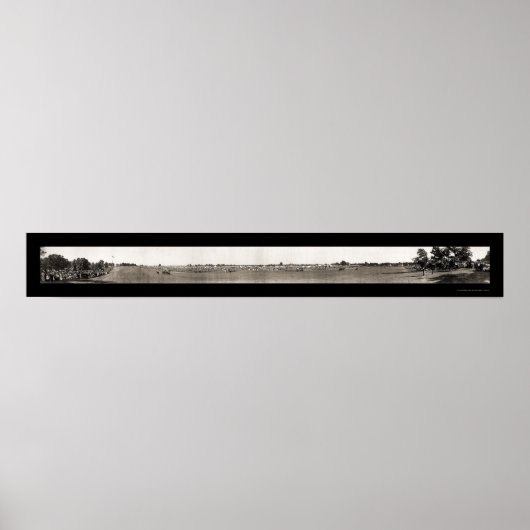 Camp Deneen Elgin Foto 1909 Poster (Voorkant)