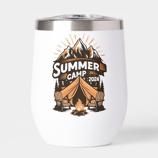 Camp d'été 2024 Correspondance de vacances de camp (Avant)