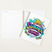 Camp d'été - Camp d'été coloré (Devant avec enveloppe)