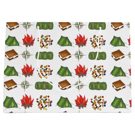 Camp d'été Camping Tente Fire Compass Sac cadeau (Devant)