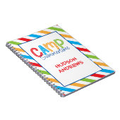 Camp d'été coloré Carnet du Journal personnalisé (Côté Droit)
