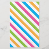 Camp d'été coloré Papeterie personnalisée (Dos)