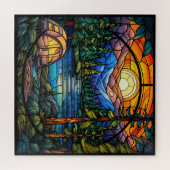Camp d'été Puzzle en verre (Horizontal)