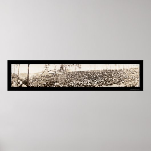 Camp Devens MA Foto 1918 Poster (Voorkant)