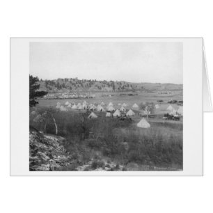 Camp du général Brook près de Pine Ridge