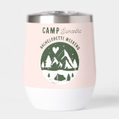 Camp Fête de Bachelorette Camping Bach Rose (Avant)