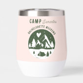 Camp Fête de Bachelorette Camping Bach Rose (Arrière)