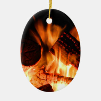 Camp Fire Keramisch Ornament