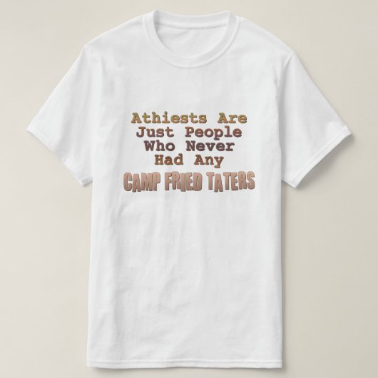 Camp Fried Taters T-shirt (Design voorkant)