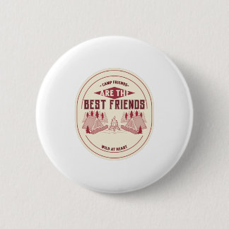 Camp Friends zijn de beste vrienden Ronde Button 5,7 Cm