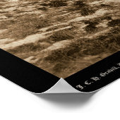 Camp General Brook vlakbij Pine Ridge SD 1891 Poster (Hoek)