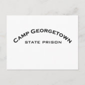 Camp Georgetown State Prison Logo Cartes de poste (Devant)