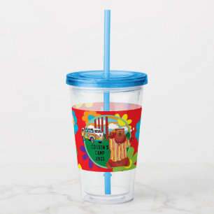 Camp Groovy Beer Bus Kinder Tumbler Acryl Drinkbeker