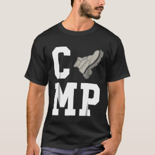 Camp Hiking Boots - Camping T-Shirt