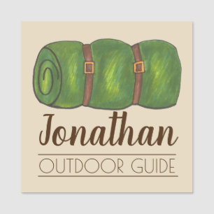 Camp Hiking Slaap-hoesttas voor kampeeruitrusting Naamplaatje