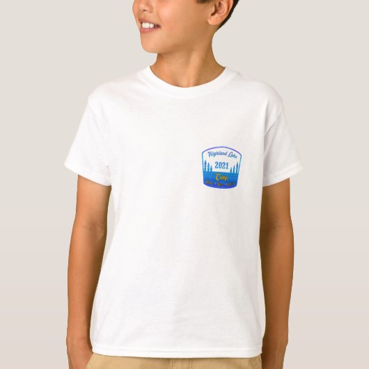Camp Kassa 2021 T-shirt front/dos bleu (Devant)