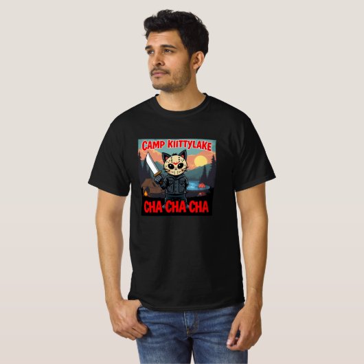 Camp Kitty Lake Killer T-shirt (Voorkant volledig)