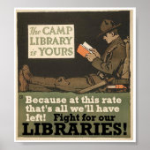 Camp libraries poster (Devant)
