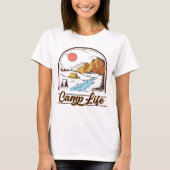 Camp life t-shirt (Voorkant)