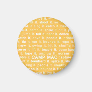Camp Mac Magnet (geel doen) Magneet