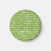 Camp Mac Magnet (Green Do It) (Devant)