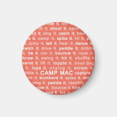 Camp Mac Magnet (Red Do It) (Devant)