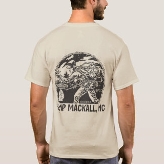 Camp Mackall - long tab - back T-shirt