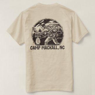 'Camp Mackall' - tabblad in de lucht - terug T-shirt