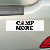 Camp Meer kampvuur Bumpersticker (Op auto)