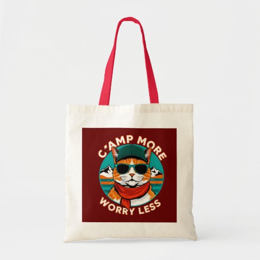 Camp meer ongerustheid minder tote bag (Voorkant)
