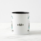 Camp meer stress minder monogram mok (Midden)