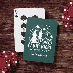 Camp more, Angst Minder Aangepaste campagne Pokerkaarten