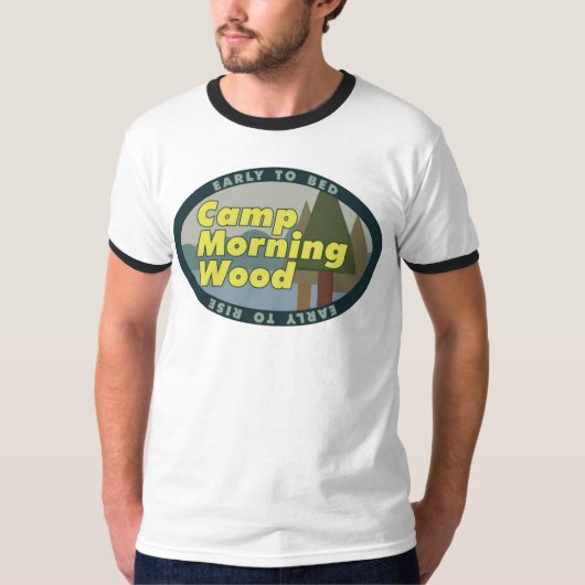 Camp Morning Wood T-shirt (Voorkant)