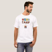 Camp nerd - le T-shirt des hommes (Devant entier)