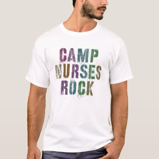 CAMP NURSES ROCKS Funny Camping Medical Squad Medi T-shirt
