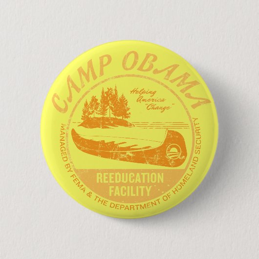 Camp Obama Buttonnen Ronde Button 5,7 Cm (Voorkant)