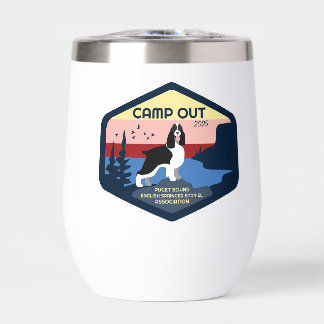 Camp Out 2025 Springer Wine Tumbler