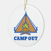 Camp out keramisch ornament (Links)