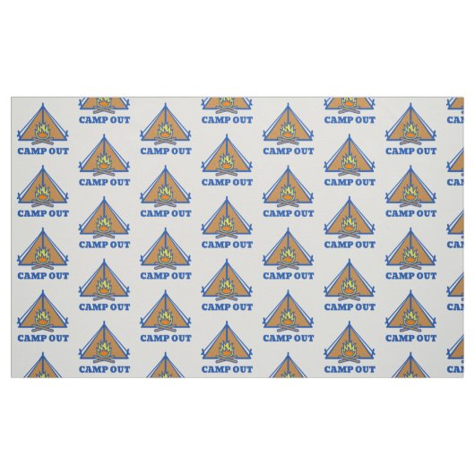 Camp out stof (Fat Quarter)