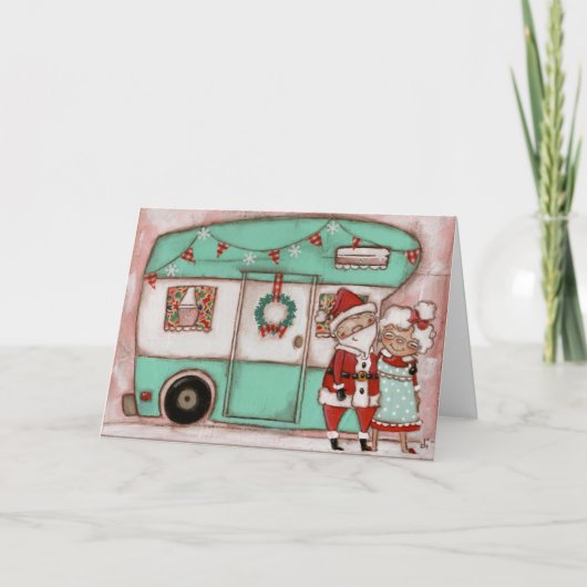 Camp permanent - Carte de Noël (Devant)