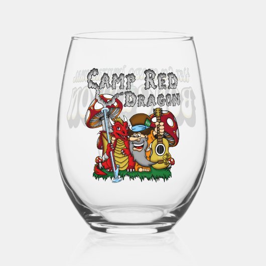 Camp Red Dragon 2025 B.A.T. Verre sans vin (Recto)