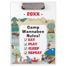 Camp Road Trip Cliboard Klembord