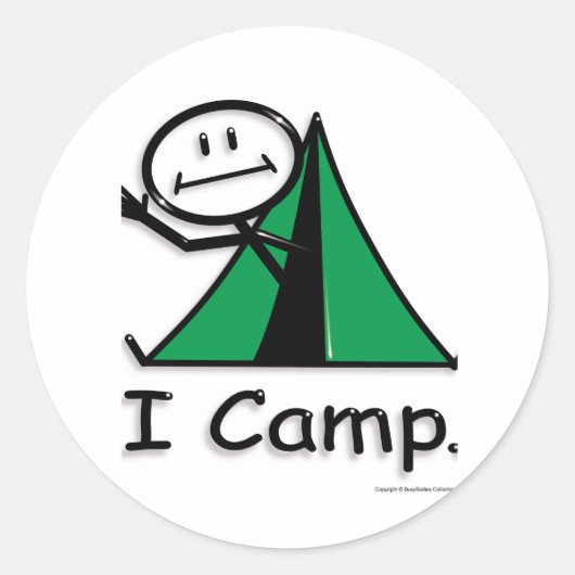 Camp Ronde Sticker (Voorkant)