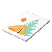 Camp Scene Notitieblok (Gedraaid)