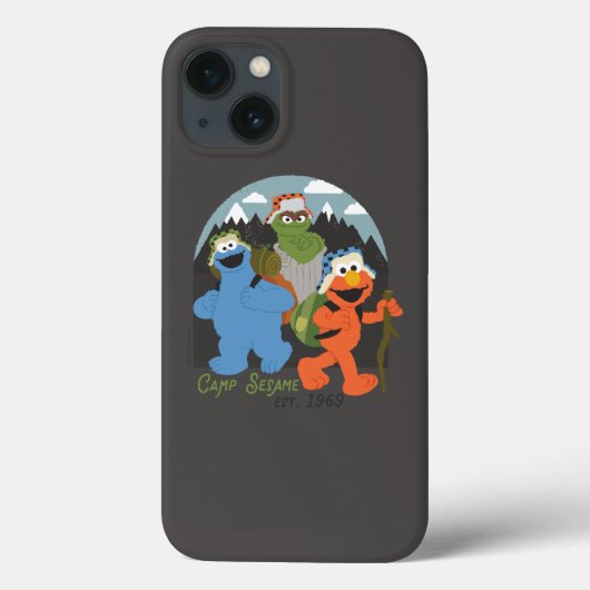 Camp Sesamstraat EST. 1969 Case-Mate iPhone Case (Achterkant)