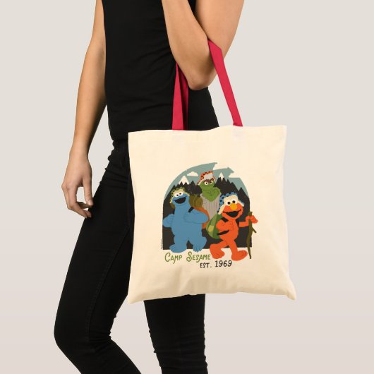 Camp Sesamstraat EST. 1969 Tote Bag (Voorkant (product))