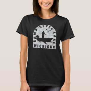 Camp Seven Lake Vissen Michigan T-shirt