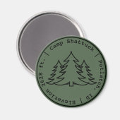 Camp Shattuck - Stamp Logo - Magneet (Voorkant / Achterkant)