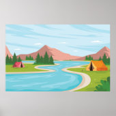 Camp Site Poster (Voorkant)