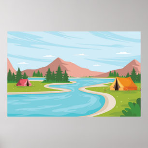 Camp Site Poster